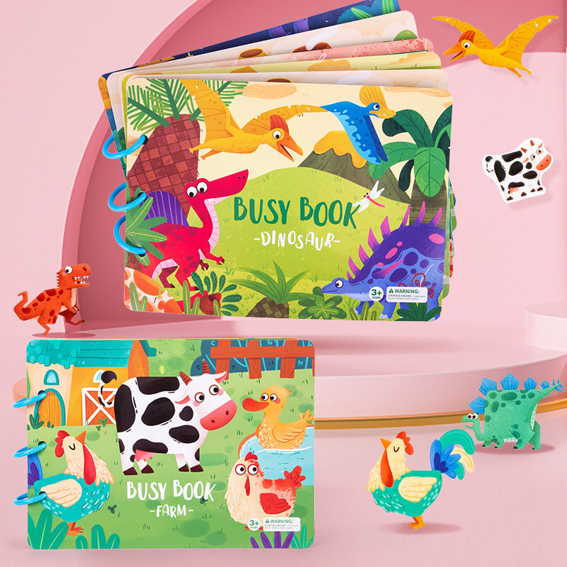 Livre d'activités pour enfants Jouets éducatifs Collage répété