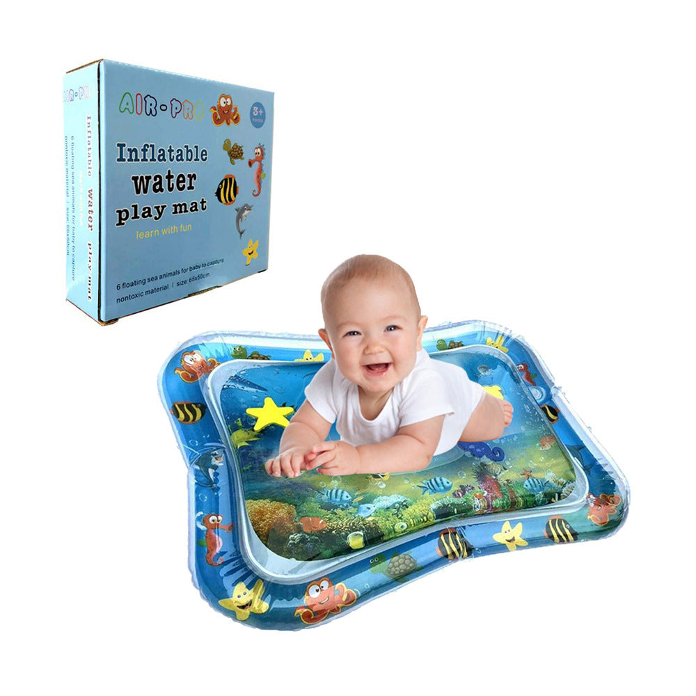 Tapis d'eau gonflable pour bébé, tapis d'eau d'été pour nourrissons, coussin d'eau pour bébés et tout-petits, jouets d'activité d'été, oreillers pour bébés.