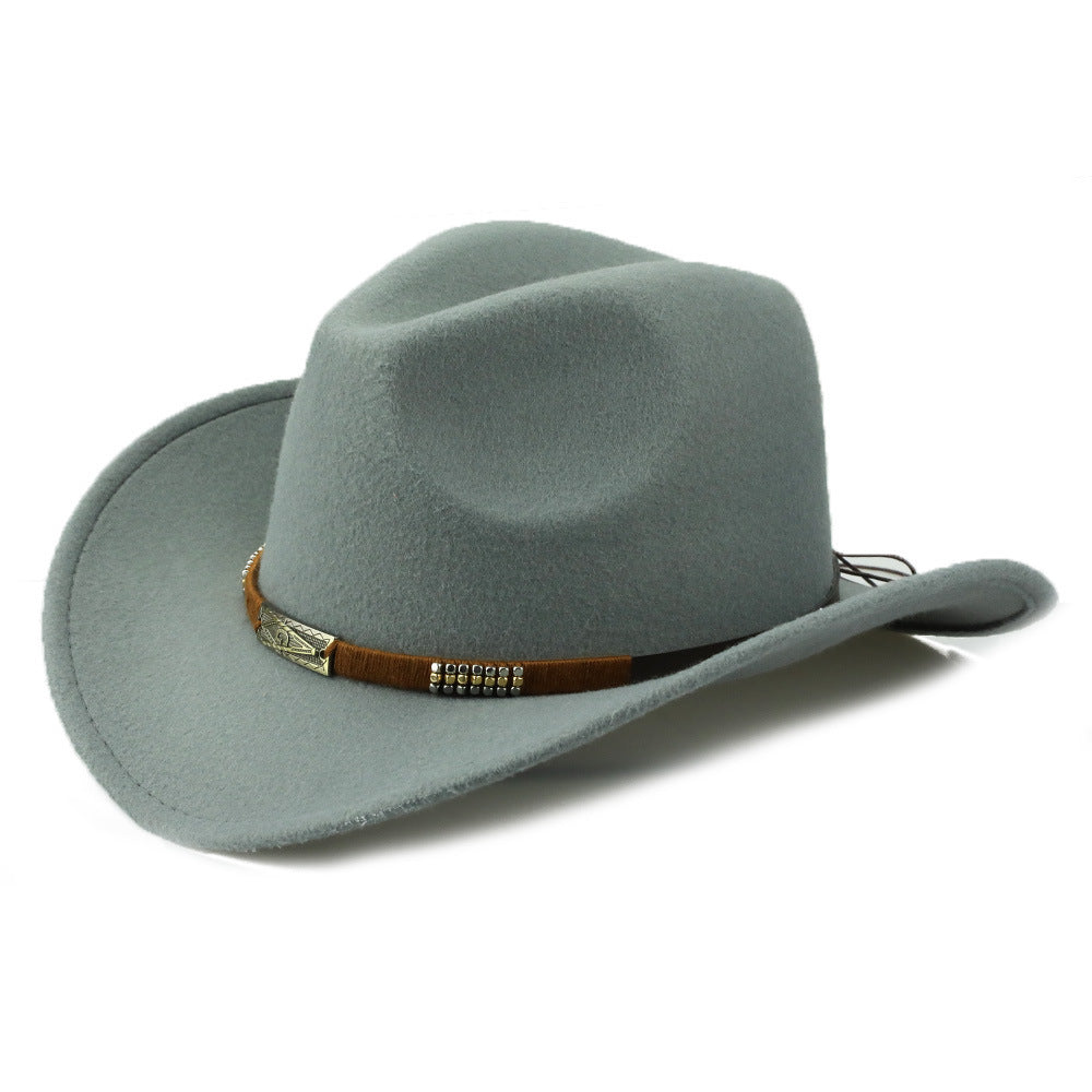 Chapeau en denim de laine à la mode avec personnalité et vente à chaud