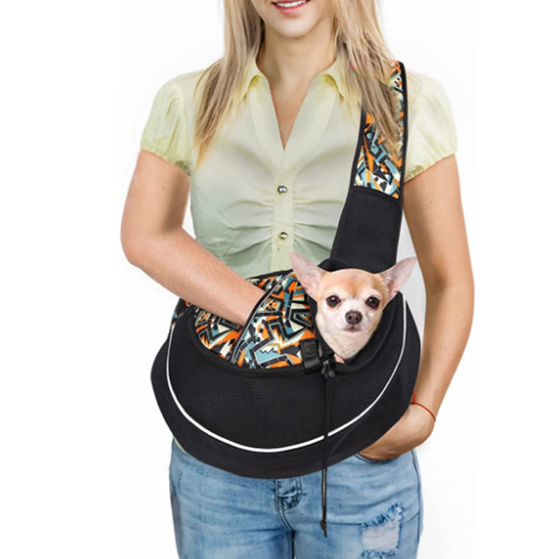 Sac à bandoulière portable pour femmes, conçu pour transporter des animaux de compagnie, adapté pour les chiens et les chats.