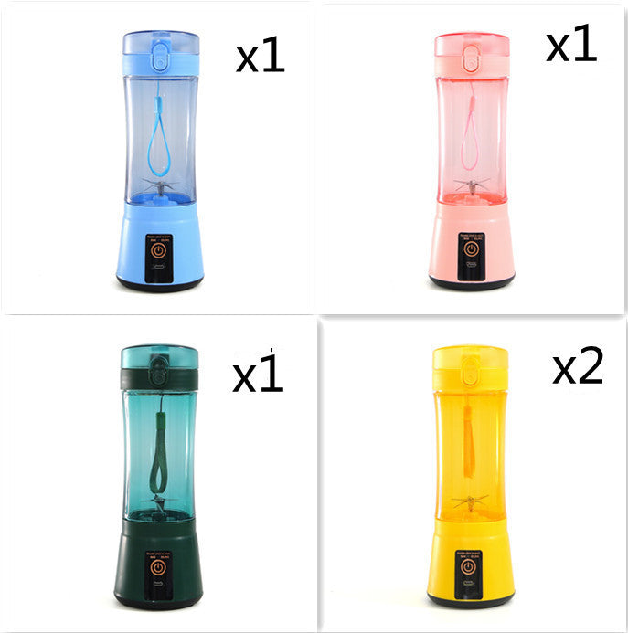 Extracteur de jus de fruits électrique portable sans fil, mixeur mini rechargeable par USB, machine à smoothie multifonction pour l'été, fournitures de cuisine.