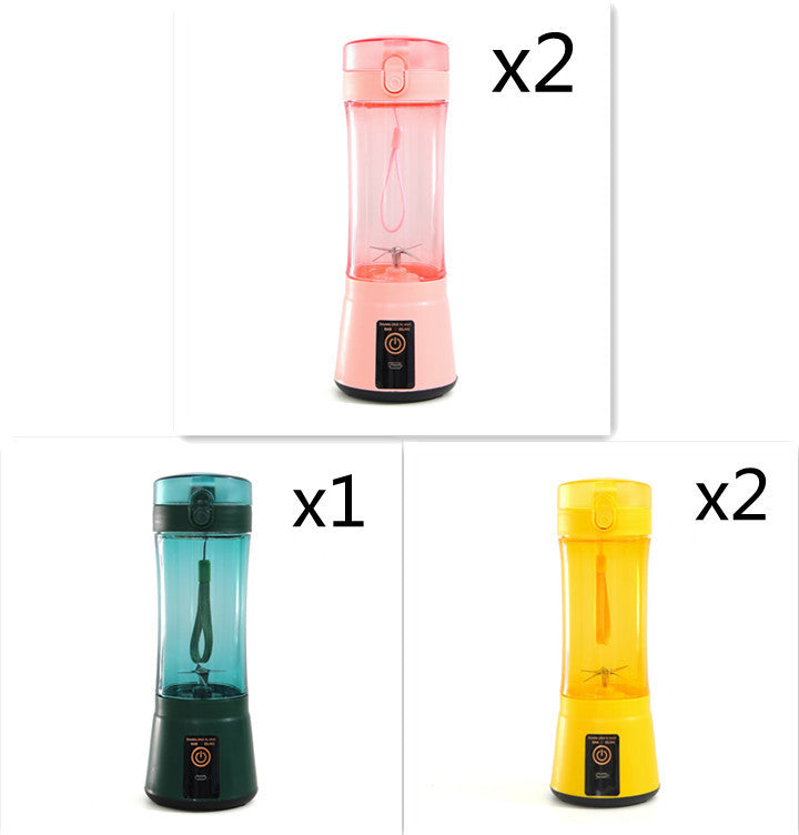 Extracteur de jus de fruits électrique portable sans fil, mixeur mini rechargeable par USB, machine à smoothie multifonction pour l'été, fournitures de cuisine.