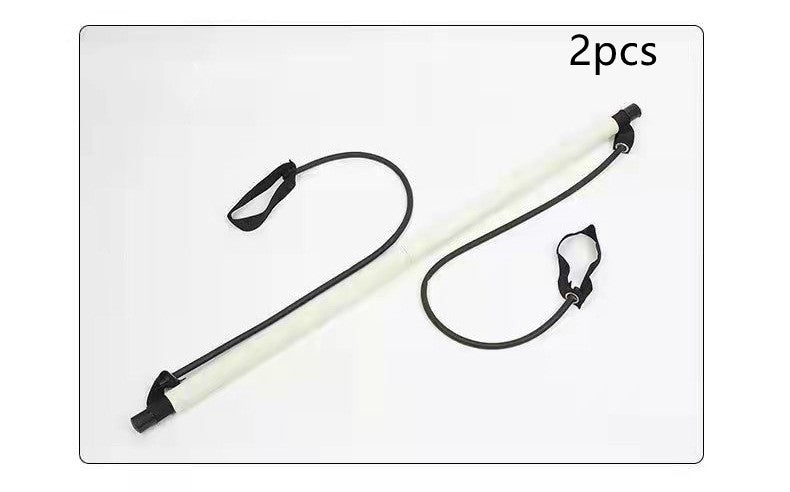 Bâton d'étirement Pilates Yoga Home Stretch Training Puller Bâton de fitness multifonctionnel