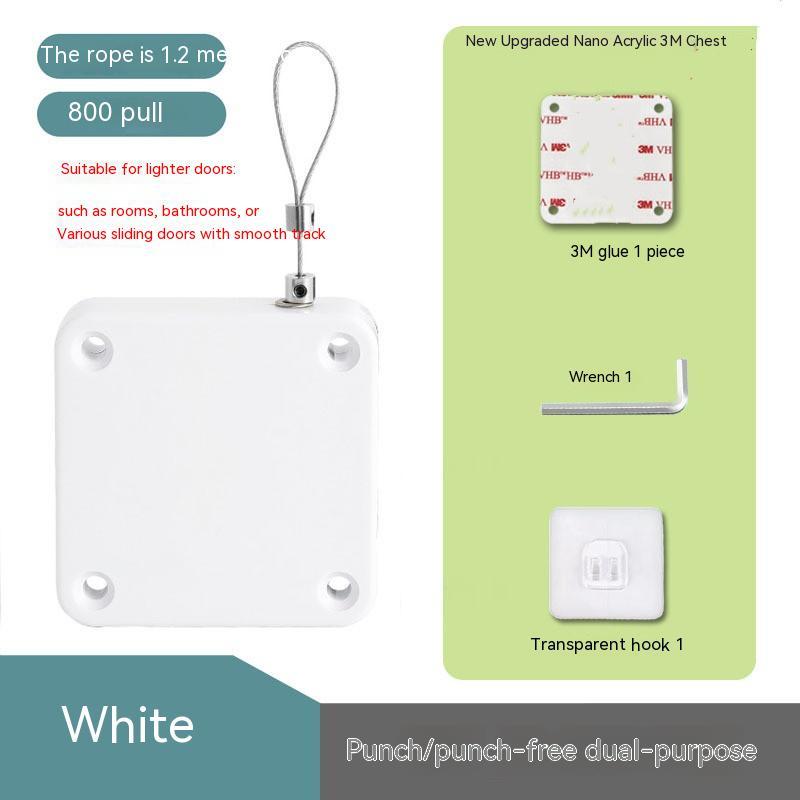 Dispositif de fermeture automatique de porte sans contact, avec fermeture douce, pour portes coulissantes et portes en verre, tension de 500g à 1000g.