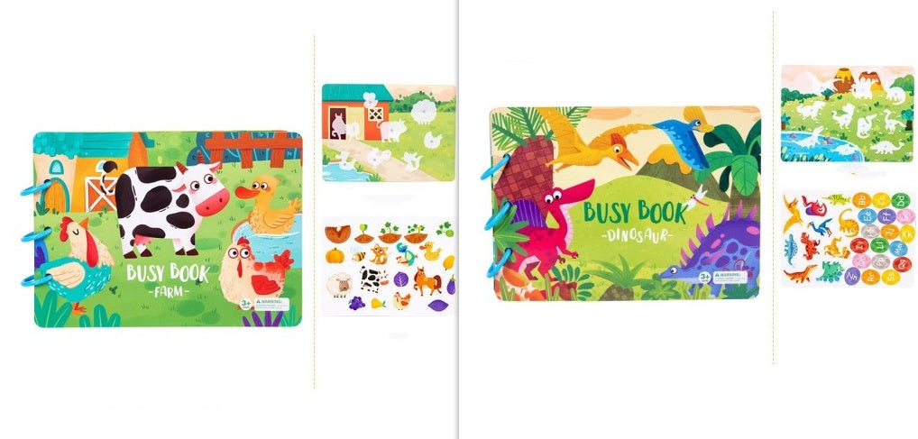 Livre d'activités pour enfants Jouets éducatifs Collage répété