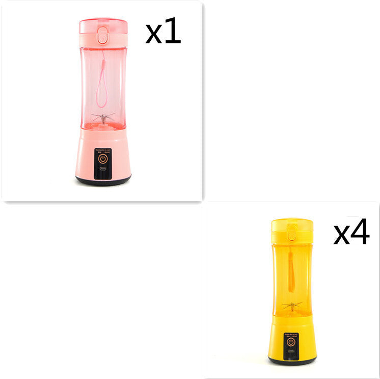 Extracteur de jus de fruits électrique portable sans fil, mixeur mini rechargeable par USB, machine à smoothie multifonction pour l'été, fournitures de cuisine.