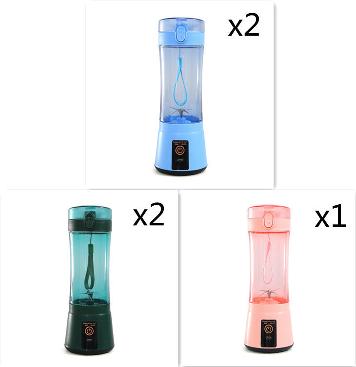 Extracteur de jus de fruits électrique portable sans fil, mixeur mini rechargeable par USB, machine à smoothie multifonction pour l'été, fournitures de cuisine.