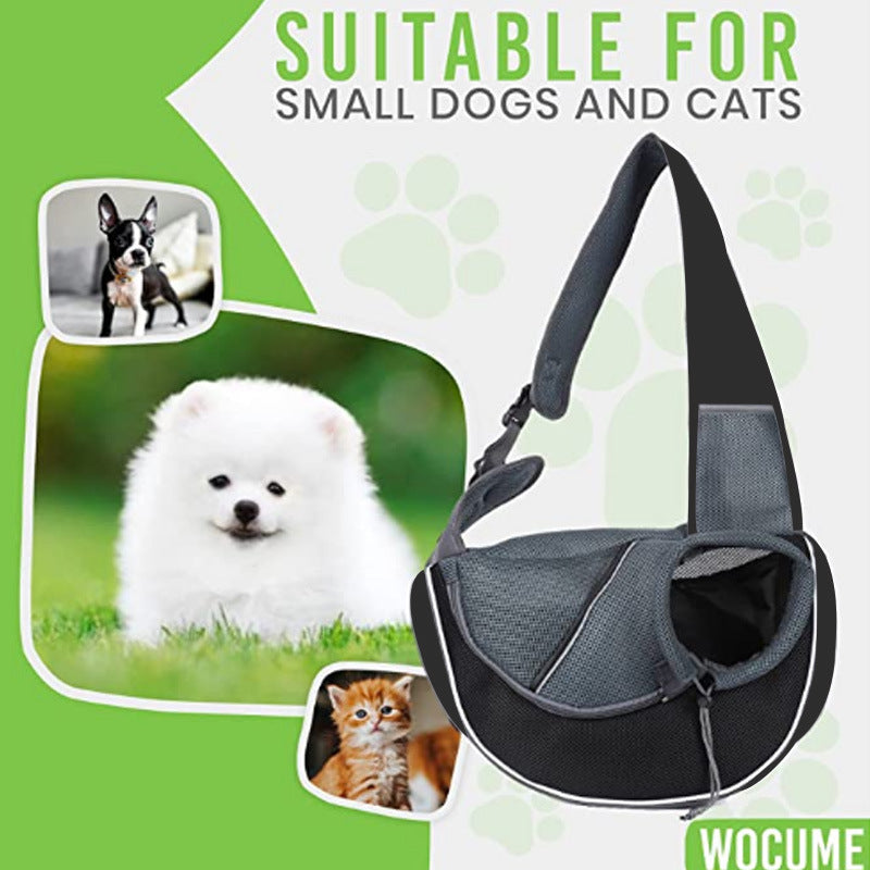 Sac à bandoulière portable pour femmes, conçu pour transporter des animaux de compagnie, adapté pour les chiens et les chats.