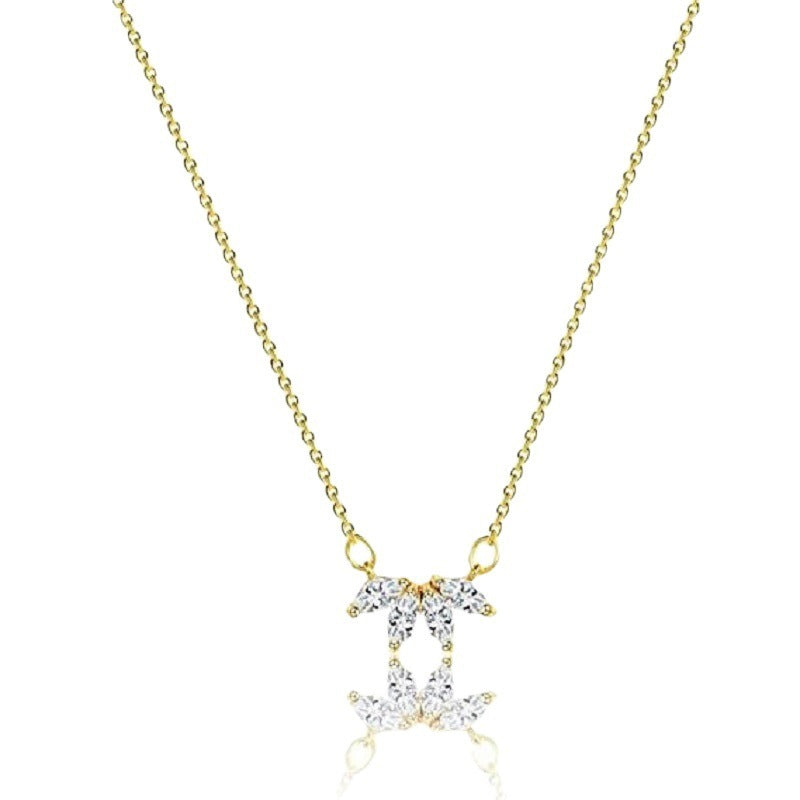 Collier minimaliste à pétales de fleurs brillantes pour femmes et filles, bijoux tendance, pendentif fleur de lotus, cadeau d'anniversaire de fête