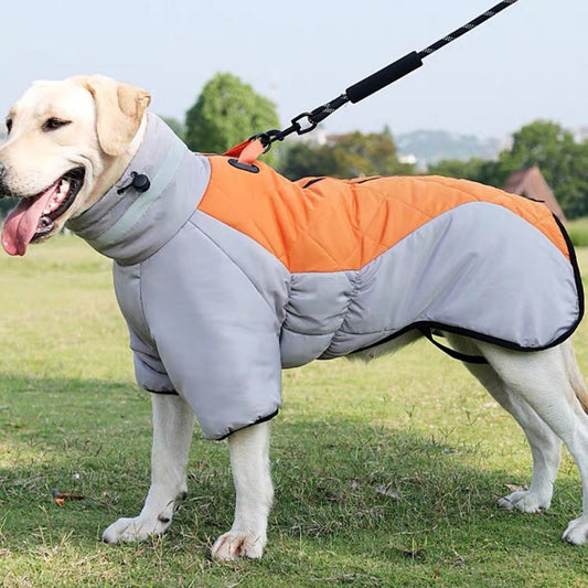 Nouveau manteau d'hiver pour chien, vêtements pour animaux de compagnie imperméables pour chiens de taille moyenne à grande, gilet pour chien chaud et épais, veste personnalisée pour labrador.