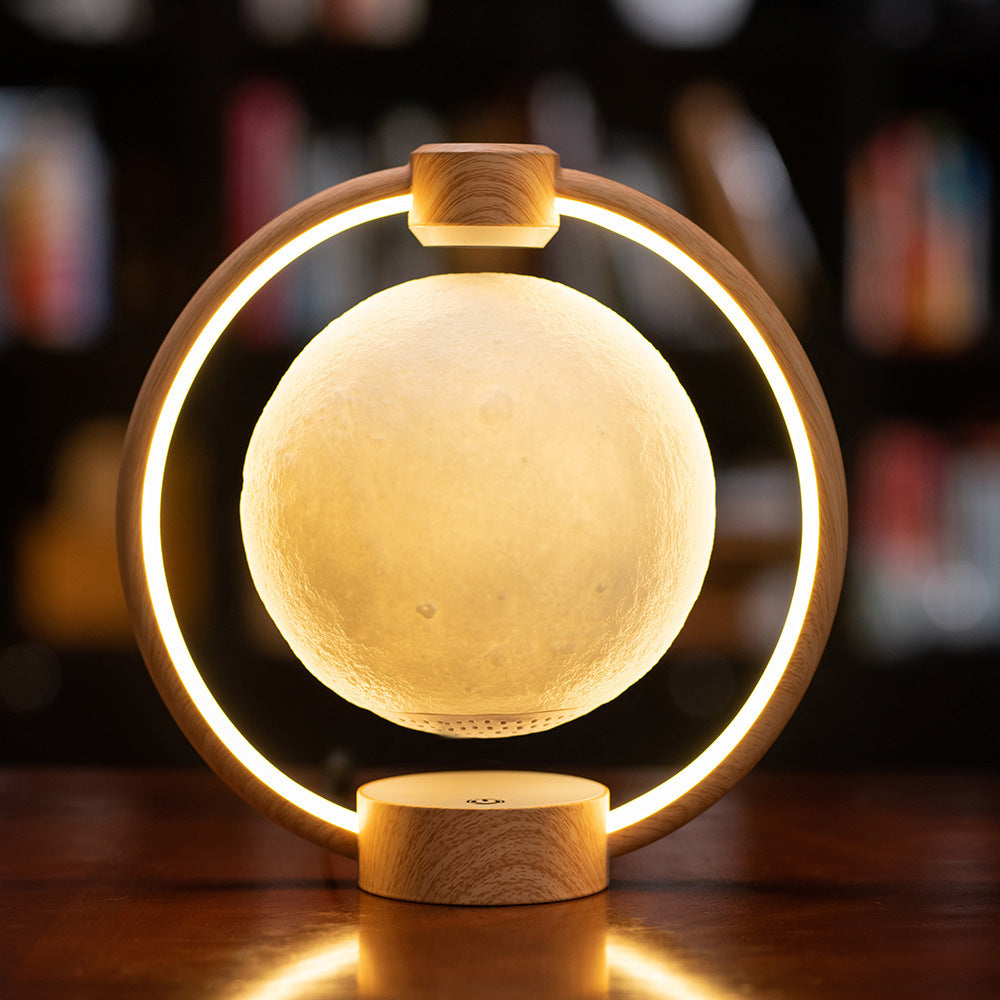Lumière de lune Maglev Bluetooth 3D stéréo DIY éclat coloré
