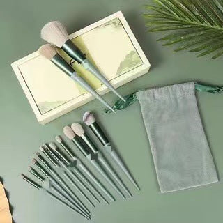 Ensemble de 13 pinceaux de maquillage, pinceau correcteur, pinceau à blush, pinceau à poudre, pinceau pour ombre à paupières, pinceau illuminateur, pinceau fond de teint, outils de beauté cosmétiques.