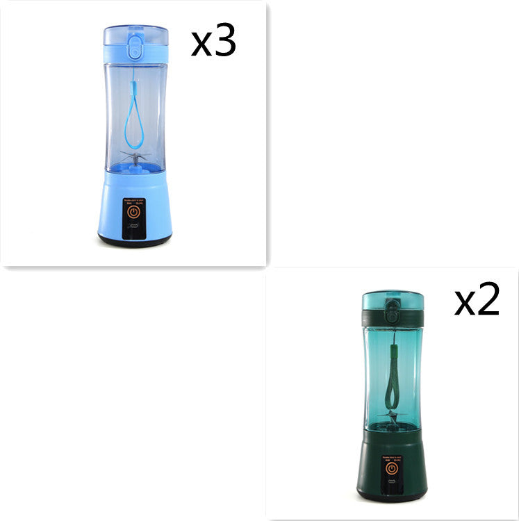 Extracteur de jus de fruits électrique portable sans fil, mixeur mini rechargeable par USB, machine à smoothie multifonction pour l'été, fournitures de cuisine.