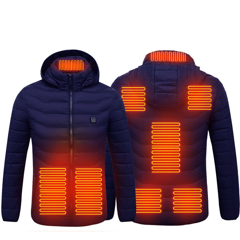 Nouvelle veste chauffante manteau USB veste électrique manteau en coton chauffage vêtements thermiques gilet chauffant vêtements pour hommes hiver