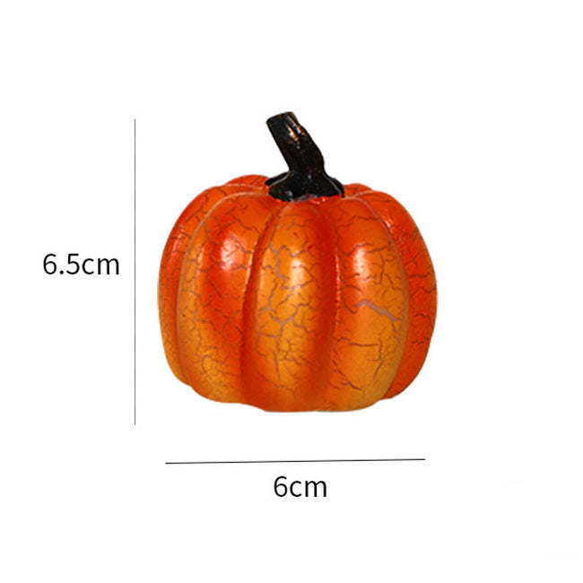 Nouvelle simulation de lanterne citrouille d'Halloween, lampe à bougie LED en résine, citrouille lumineuse.