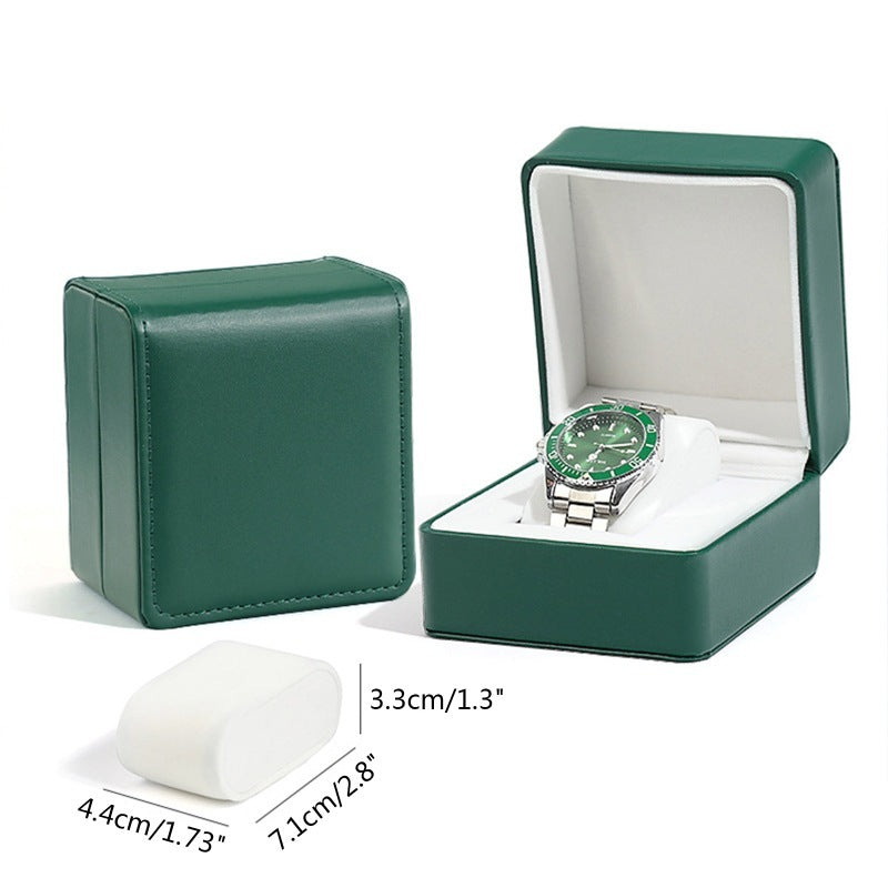 Coffret de rangement pour montre simple en PU de qualité supérieure pour la Saint-Valentin