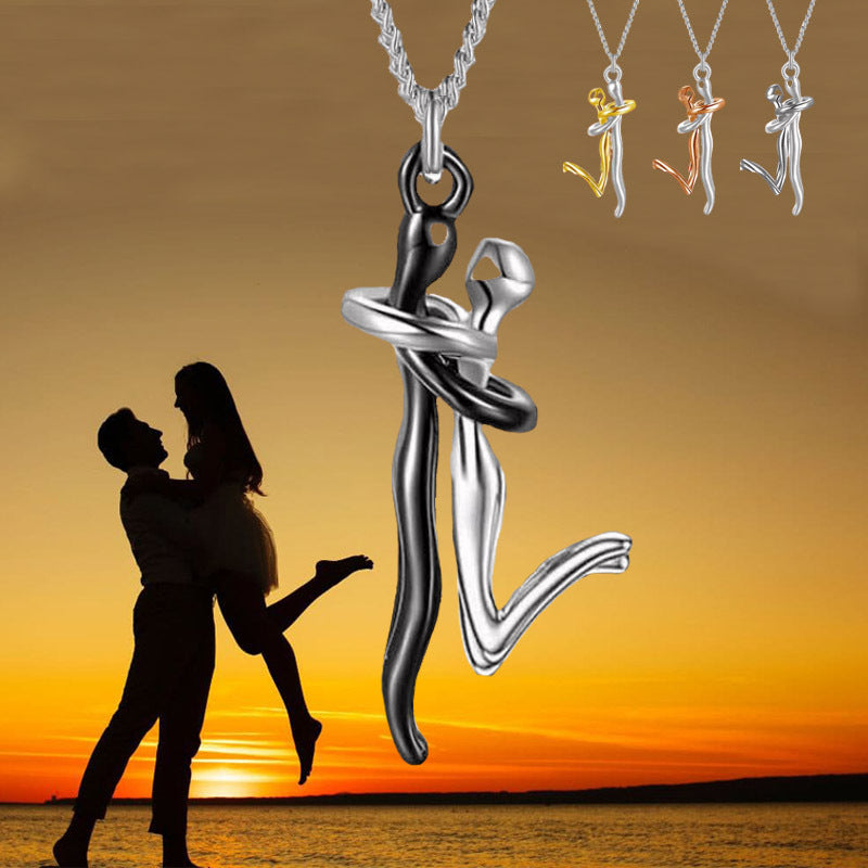 Collier en forme de cœur 18K pour couple, cadeau d'anniversaire ou de la Saint-Valentin, mode simple, tempérament, chaîne de clavicule, pendentif.