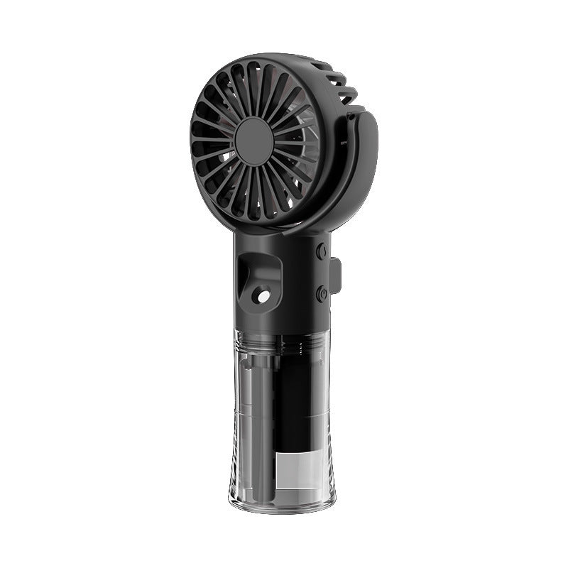 Ventilateur portatif à pulvérisation d'eau à 4 vitesses, ventilateur de refroidissement d'été, chargement USB, fournitures d'été, mini ventilateur d'extérieur