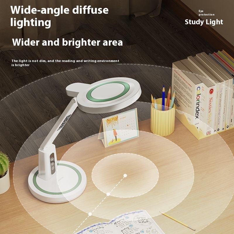 Apprentissage de la protection oculaire, lampe de table multifonctionnelle pour dortoir avec batterie à ultra-longue durée de vie.