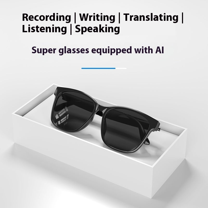 Lunette de traduction intelligent AI moderne pour interprétation simultanée