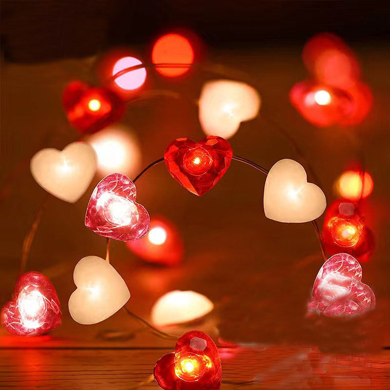 Lampe décorative pour la Saint-Valentin Love Rose Holiday Layout Lumière d'ambiance