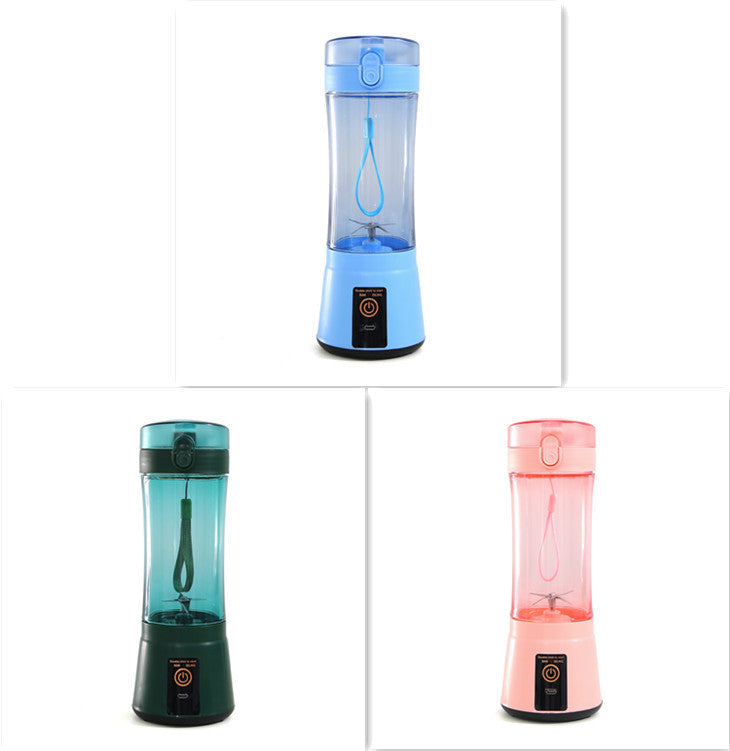 Extracteur de jus de fruits électrique portable sans fil, mixeur mini rechargeable par USB, machine à smoothie multifonction pour l'été, fournitures de cuisine.
