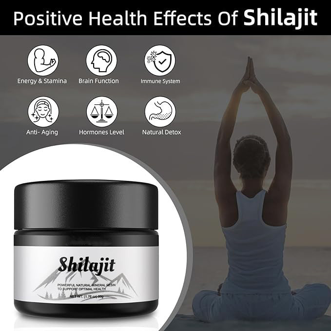 Résine Shilajit biologique pure de l’Himalaya