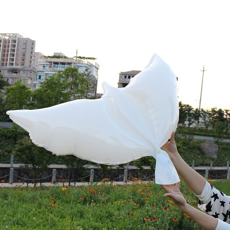 Ballon en aluminium avec un pigeon de la paix - KaoKao