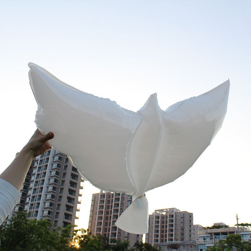 Ballon en aluminium avec un pigeon de la paix - KaoKao