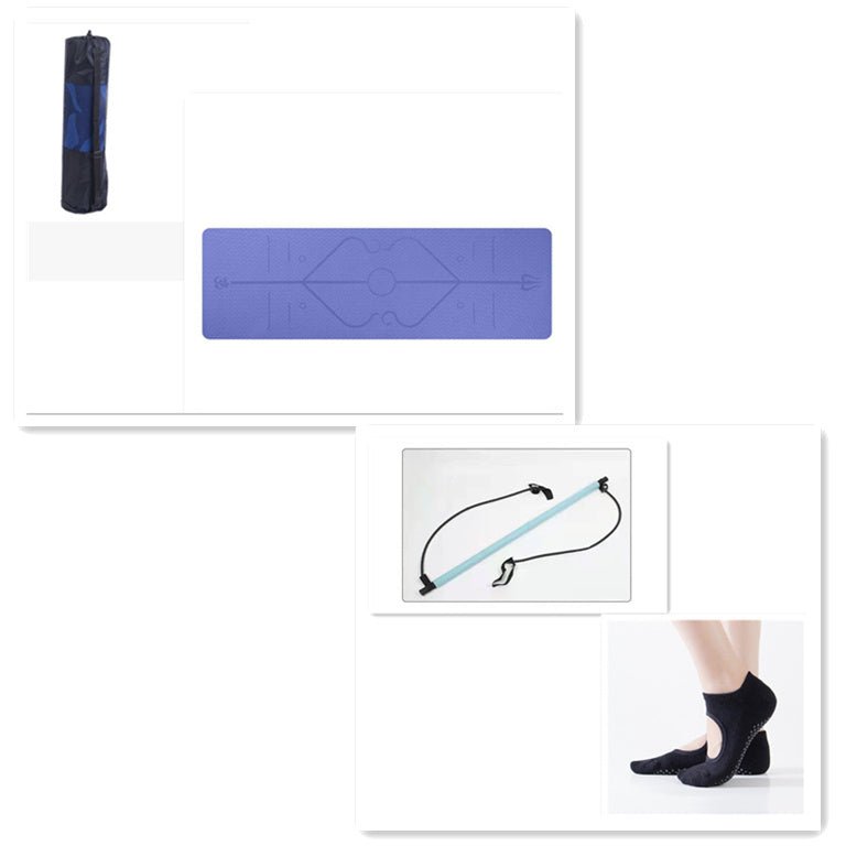Bâton d'étirement Pilates Yoga Home Stretch Training Puller Bâton de fitness multifonctionnel - KaoKao