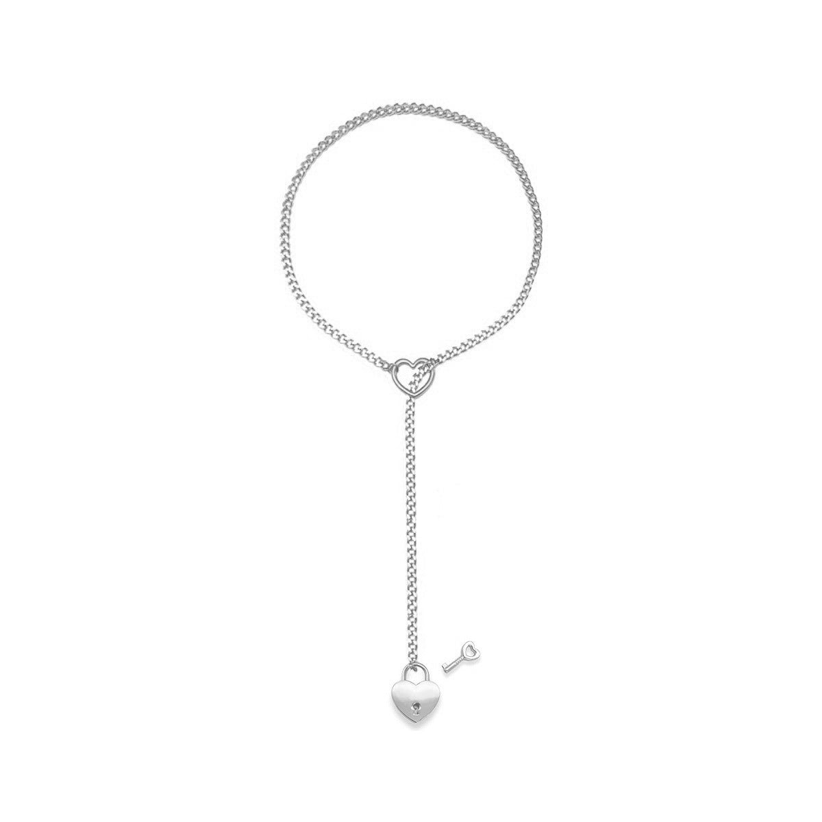 Collier en forme de cœur ajustable cubain