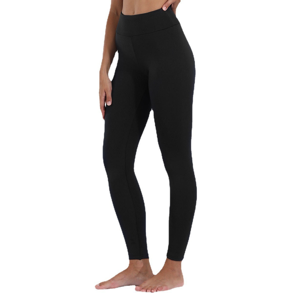 Leggings d'hiver chauds, épais et extensibles en cachemire d'agneau, pantalons de fitness skinny pour femmes