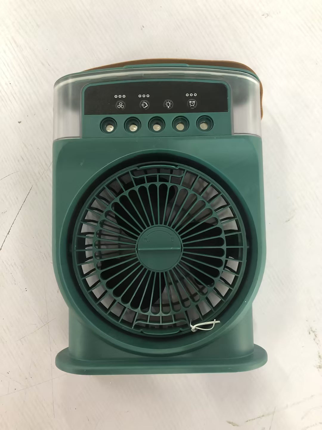 Ventilateur de climatisation portable USB avec 5 pulvérisations, lumière de 7 couleurs, réservoir d'eau de 600ML, brumisateur, refroidisseur d'air, humidificateurs.