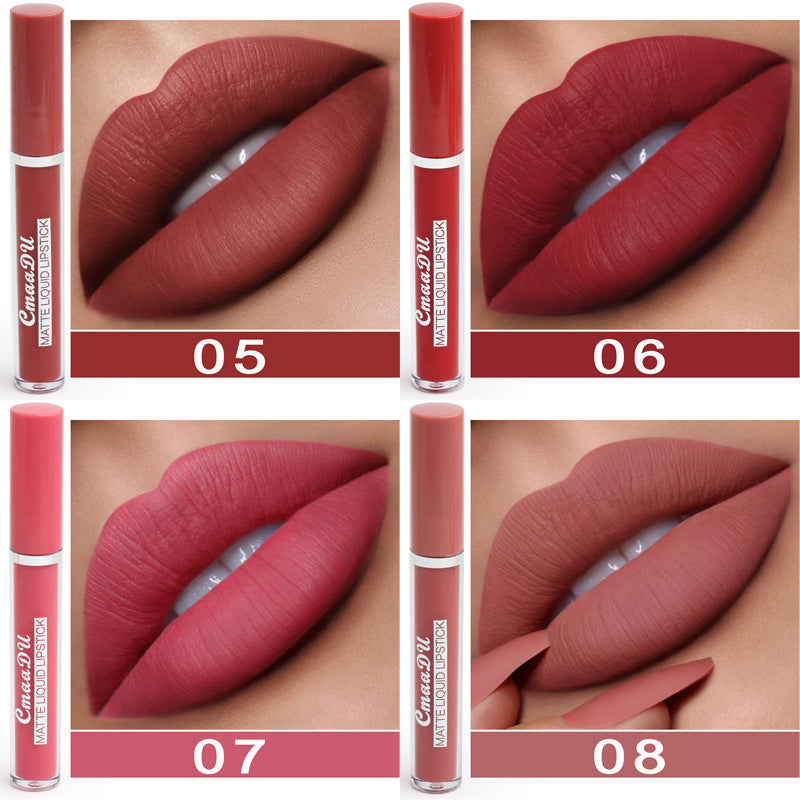 Waterproof Matte Lipstick No Stickiness for Women