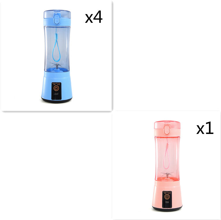 Extracteur de jus de fruits électrique portable sans fil, mixeur mini rechargeable par USB, machine à smoothie multifonction pour l'été, fournitures de cuisine.