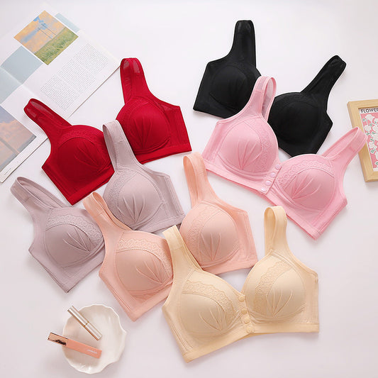 Soutien-gorge fin à boutons ouverts sur le devant