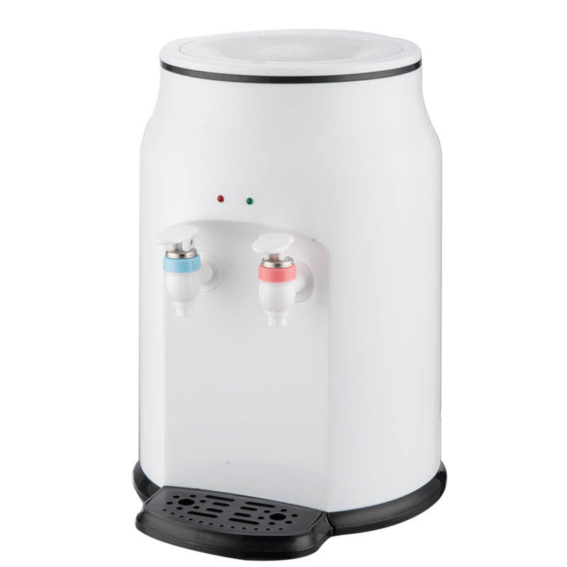 Petit distributeur d'eau de bureau en cartoon chaud et froid.