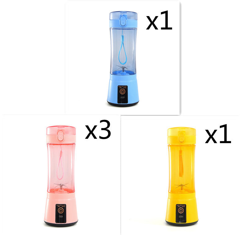 Extracteur de jus de fruits électrique portable sans fil, mixeur mini rechargeable par USB, machine à smoothie multifonction pour l'été, fournitures de cuisine.