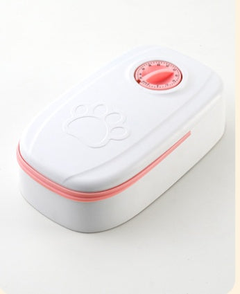 Distributeur automatique de nourriture intelligent pour chats et chiens avec minuterie, bol en acier inoxydable, alimentation automatique pour animaux de compagnie.