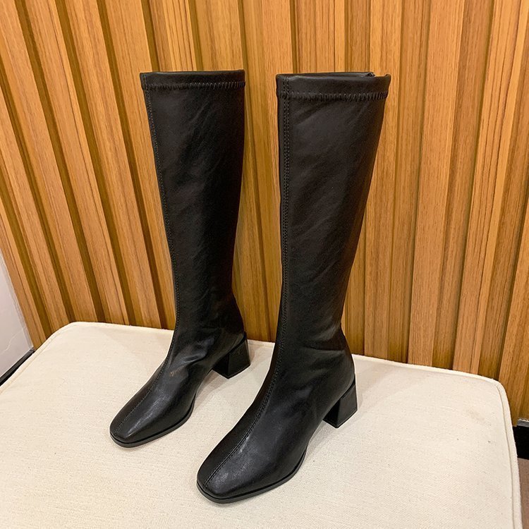 Bottes de chevalier féminines à talons hauts à l'apparence plus fine - KaoKao