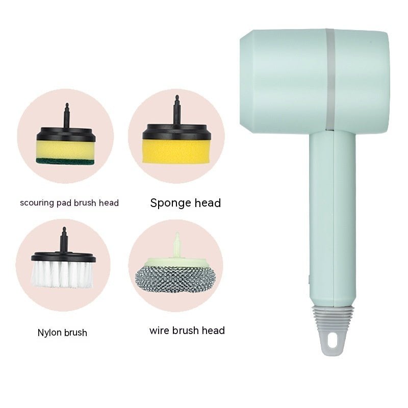 Brosse de nettoyage électrique Brosse à vaisselle automatique sans fil rechargeable par USB professionnelle pour le nettoyage de la cuisine, de la baignoire et des carreaux. - KaoKao