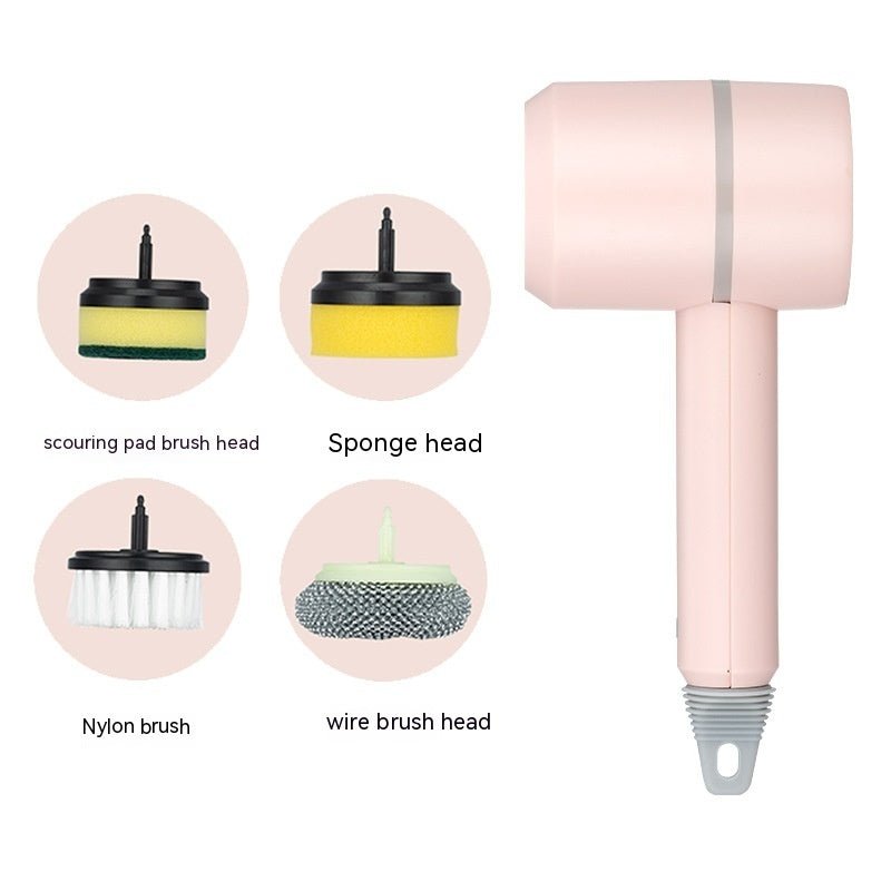 Brosse de nettoyage électrique Brosse à vaisselle automatique sans fil rechargeable par USB professionnelle pour le nettoyage de la cuisine, de la baignoire et des carreaux. - KaoKao