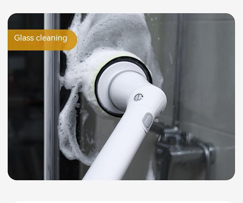 Brosse de nettoyage multifonctionnelle télescopique à long manche avec coude pour nettoyer les murs. - KaoKao