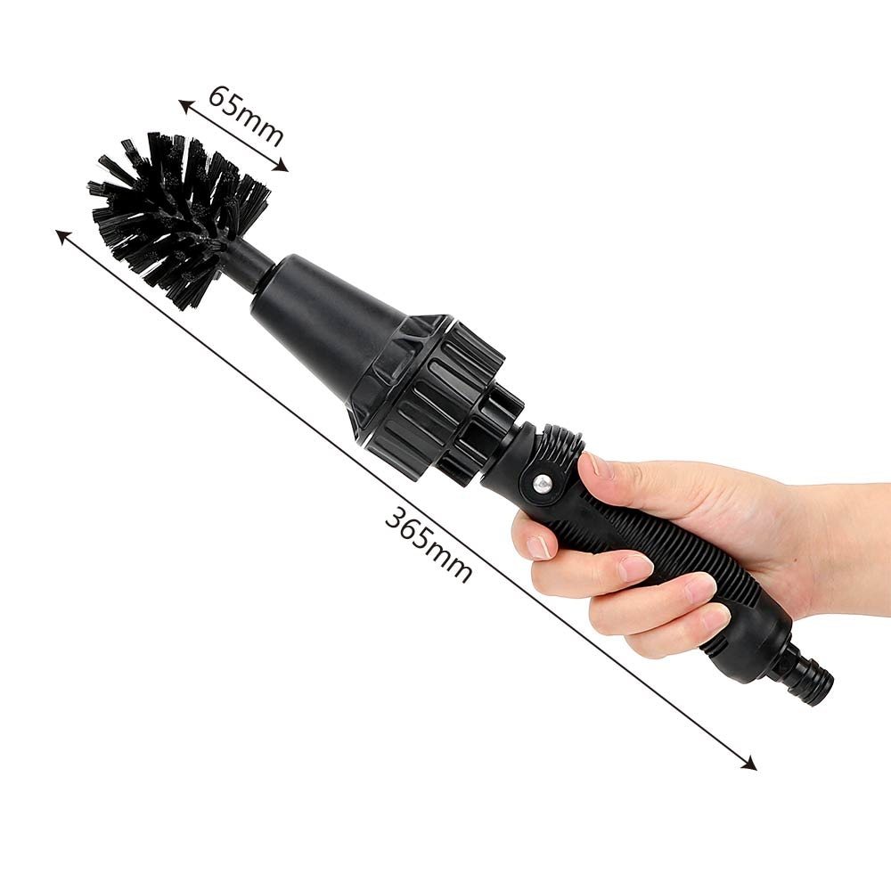 Brosse de nettoyage rotative à eau avec pulvérisateur à main - KaoKao
