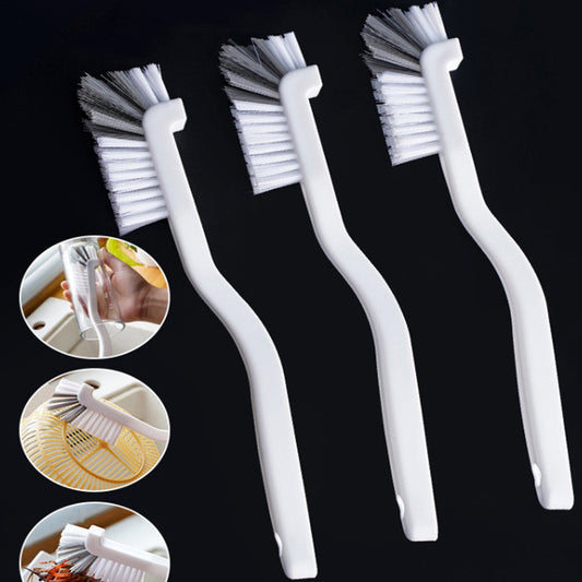 Ustensiles de cuisine Brosse de nettoyage étroite Brosse de nettoyage en plastique à long manche Bouteille de lait Tube en verre Kit de brosse de nettoyage pour bol de casserole