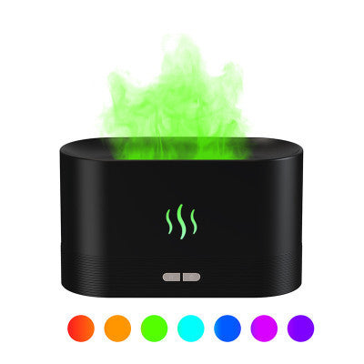 Humidificateur à ultrasons USB à flamme, meilleur vendeur de 2022, diffuseur d'arômes à LED RGB coloré.