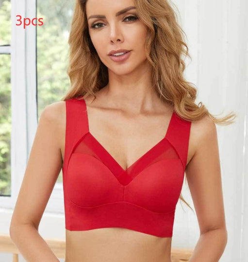 Soutien-gorge de poitrine sans anneau en acier pour femme