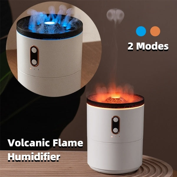 Diffuseur d'huile essentielle à arôme de flamme volcanique, humidificateur d'air portable USB en forme de méduse, lampe de nuit, humidificateur de parfum.