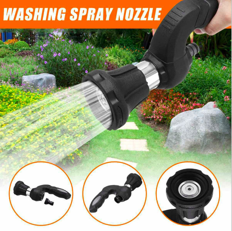 Lance de pulvérisation puissante pour tuyau, nettoyage de jardin et de voiture.