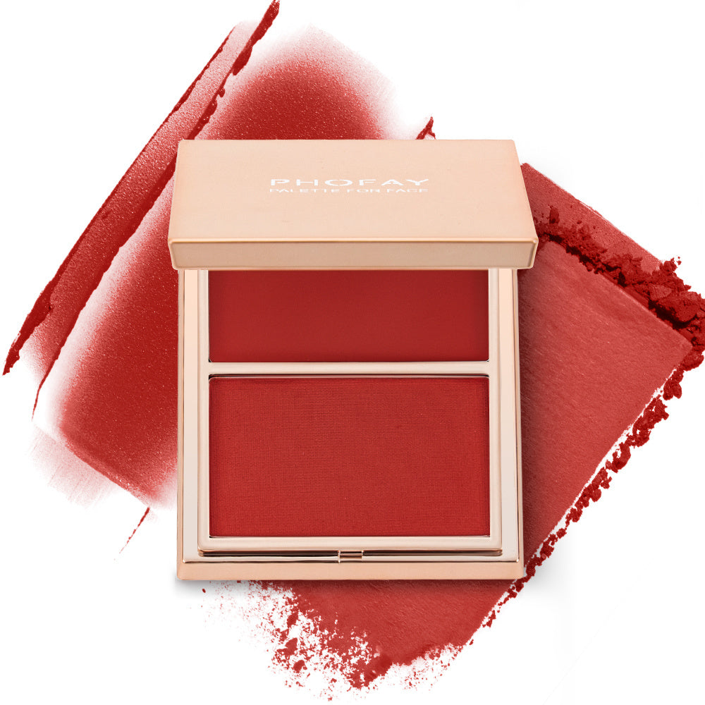 Crème et poudre blush duo PHOFAY Double-Take